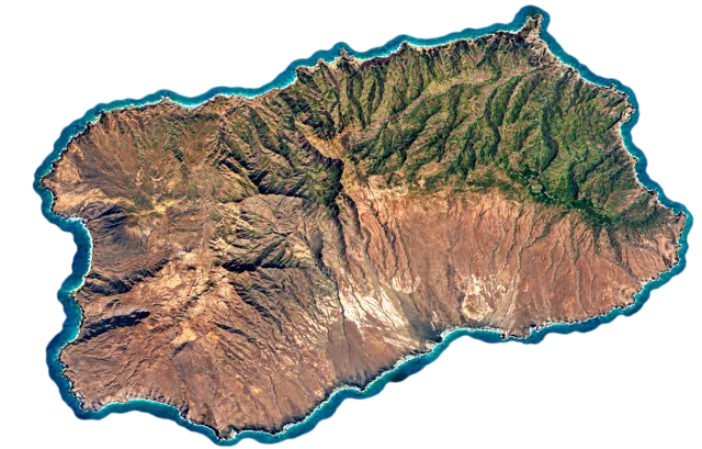 Representação digital de Santo Antão